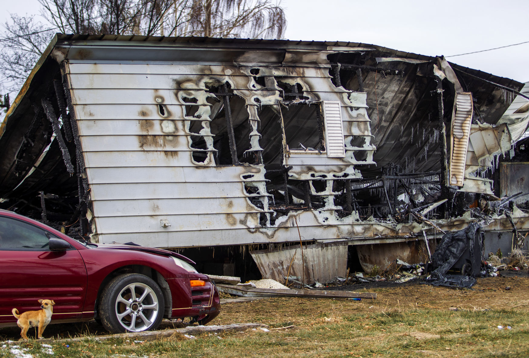 Mobile home fire
